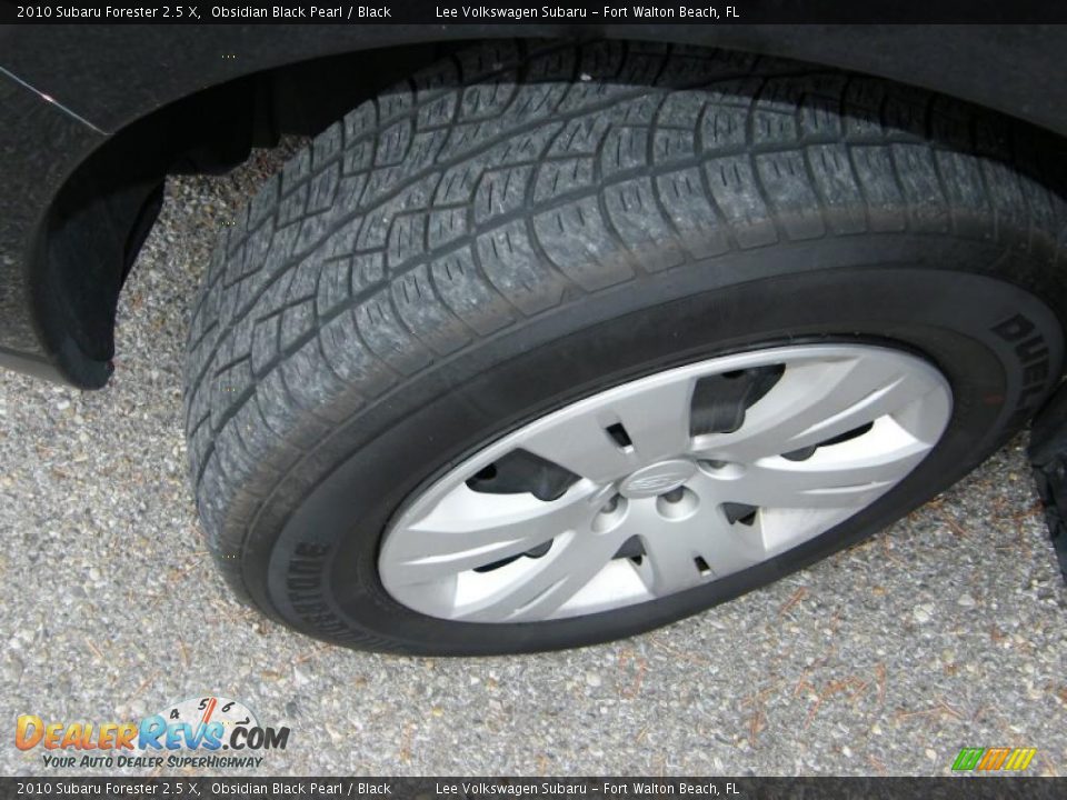 2010 Subaru Forester 2.5 X Obsidian Black Pearl / Black Photo #11
