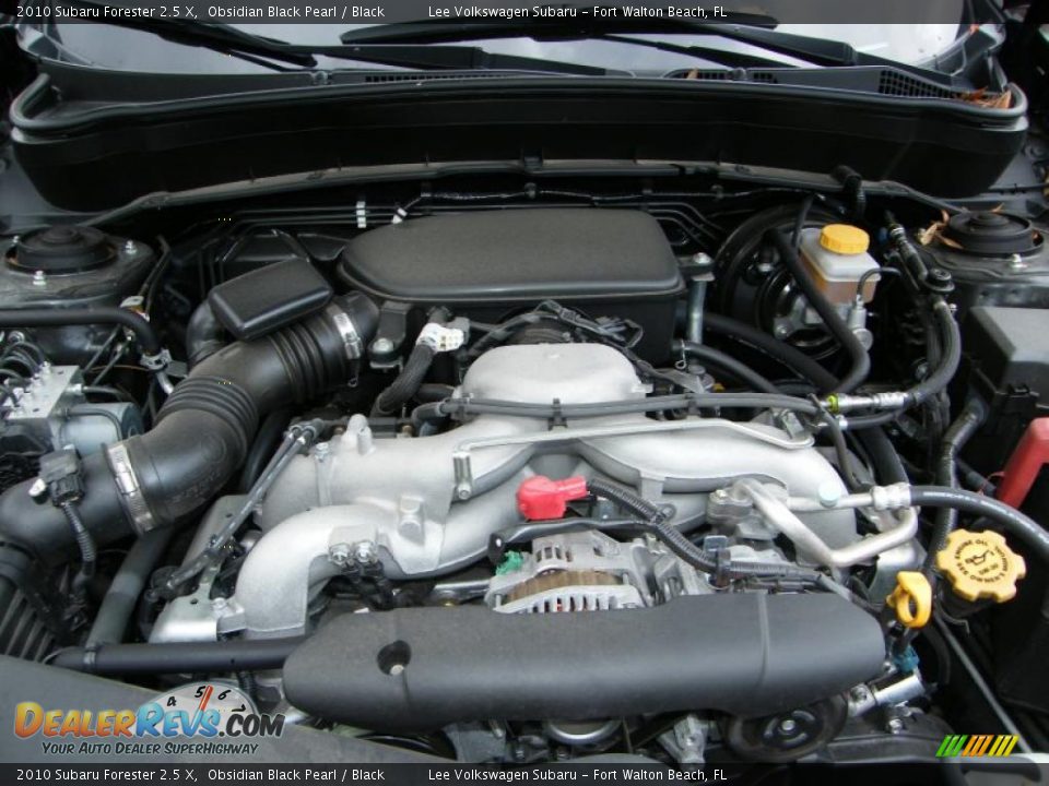 2010 Subaru Forester 2.5 X 2.5 Liter SOHC 16-Valve VVT Flat 4 Cylinder Engine Photo #27