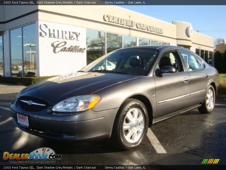 2003 Ford Taurus SEL Dark Shadow Grey Metallic / Dark Charcoal Photo #1