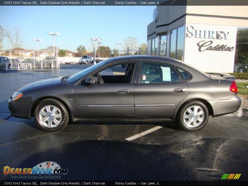 2003 Ford Taurus SEL Dark Shadow Grey Metallic / Dark Charcoal Photo #3