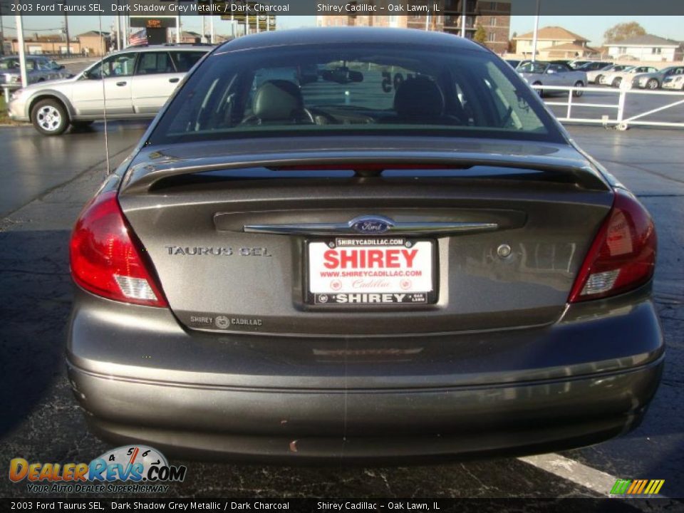 2003 Ford Taurus SEL Dark Shadow Grey Metallic / Dark Charcoal Photo #5