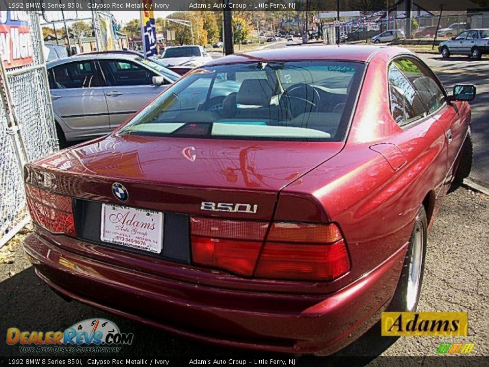 Calypso Red Metallic 1992 BMW 8 Series 850i Photo #4