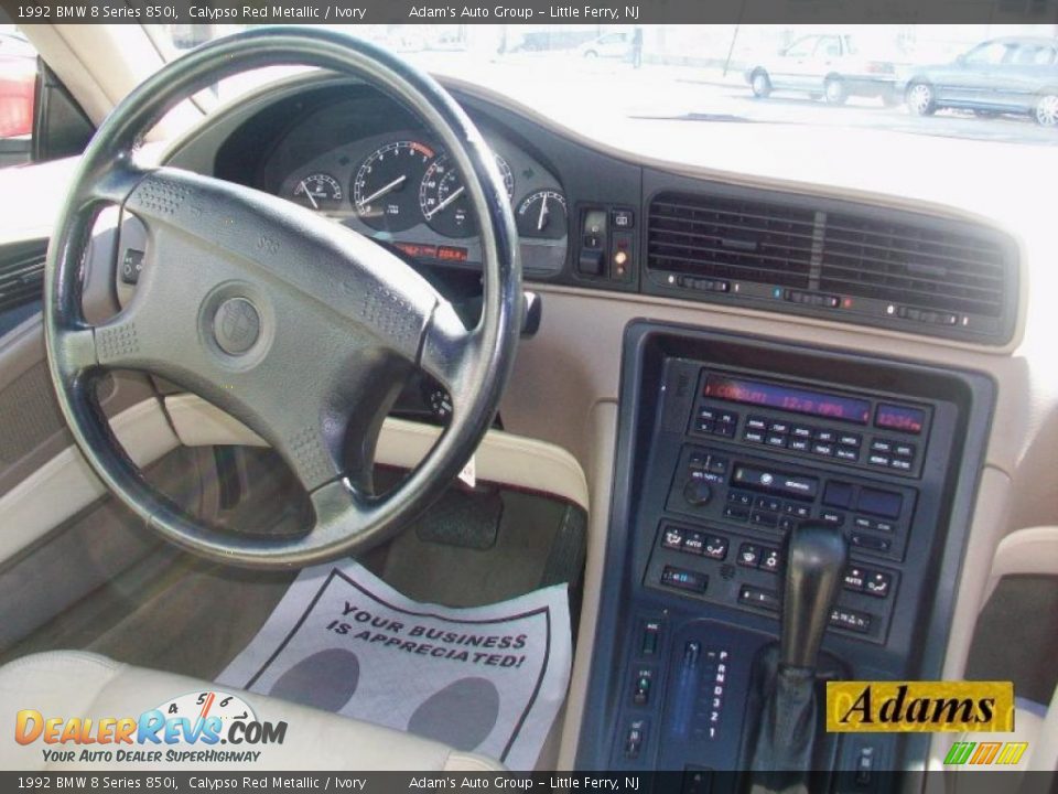 Dashboard of 1992 BMW 8 Series 850i Photo #15