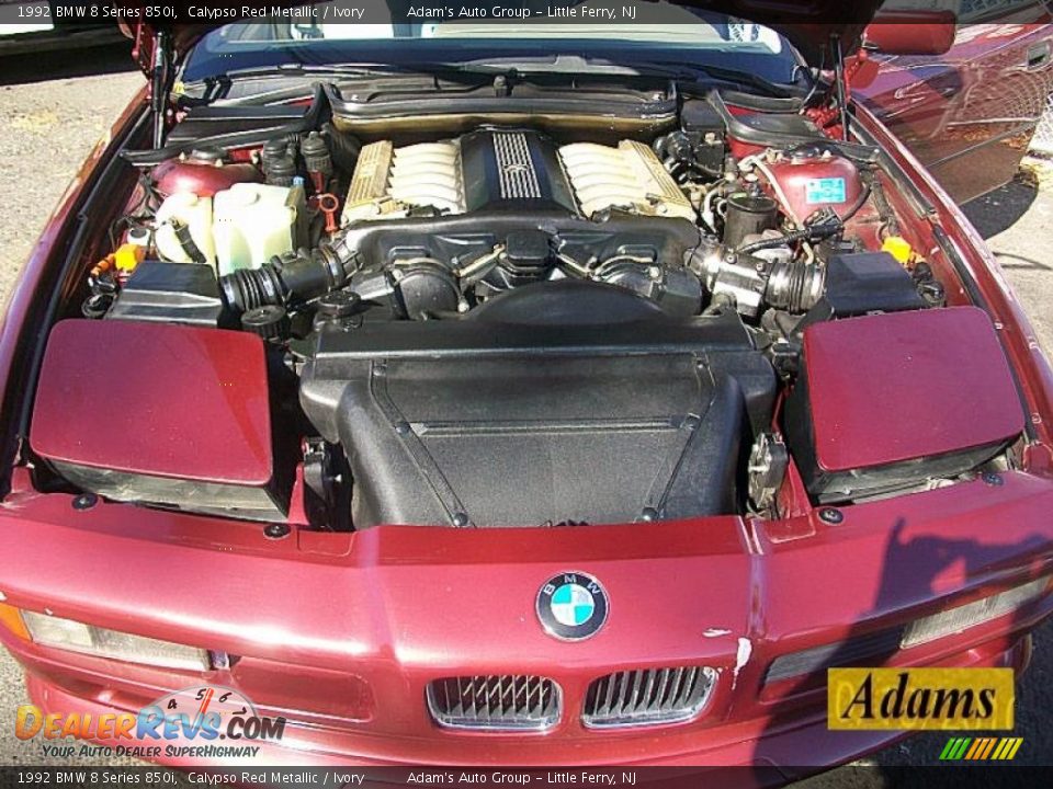 1992 BMW 8 Series 850i 5.0 Liter SOHC 24-Valve V12 Engine Photo #34