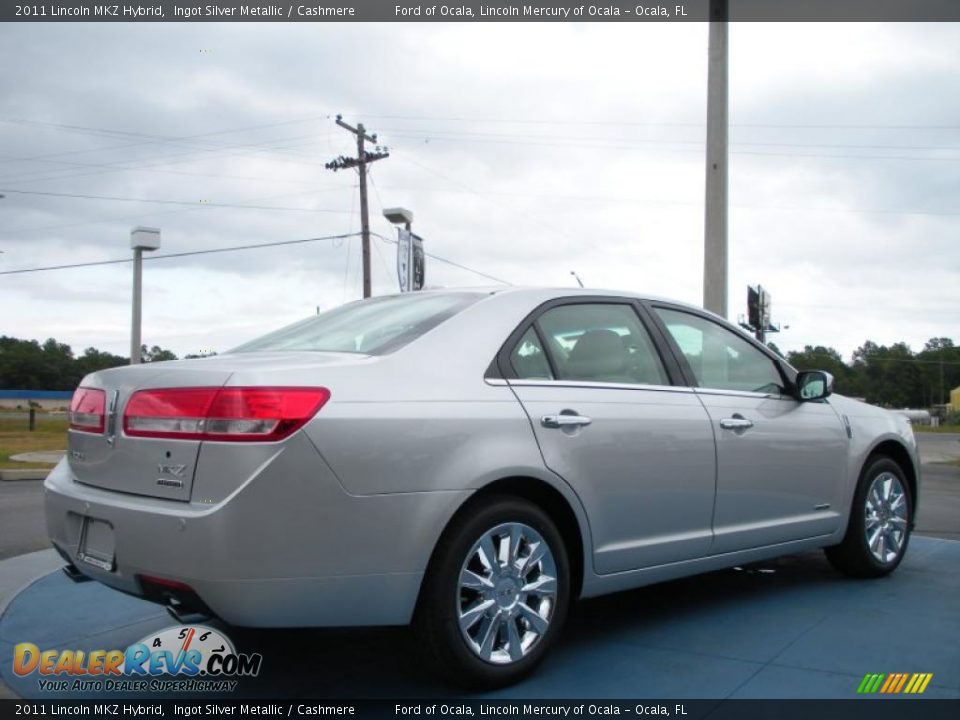 2011 Lincoln MKZ Hybrid Ingot Silver Metallic / Cashmere Photo #3