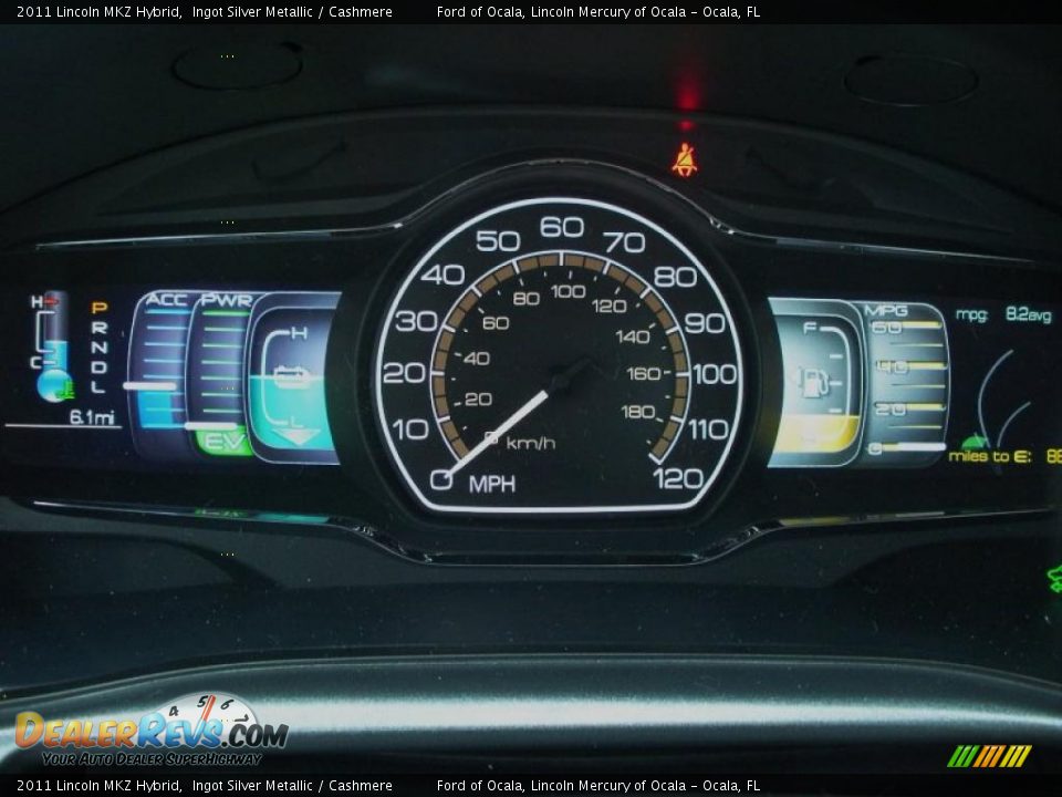 2011 Lincoln MKZ Hybrid Gauges Photo #8