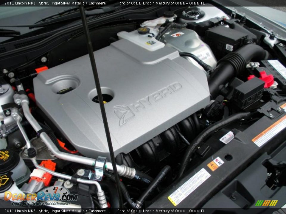 2011 Lincoln MKZ Hybrid 2.5 Liter Atkinson-Cycle DOHC 16-Valve iVCT 4 Cylinder Gasoline/Electric Hybrid Engine Photo #11