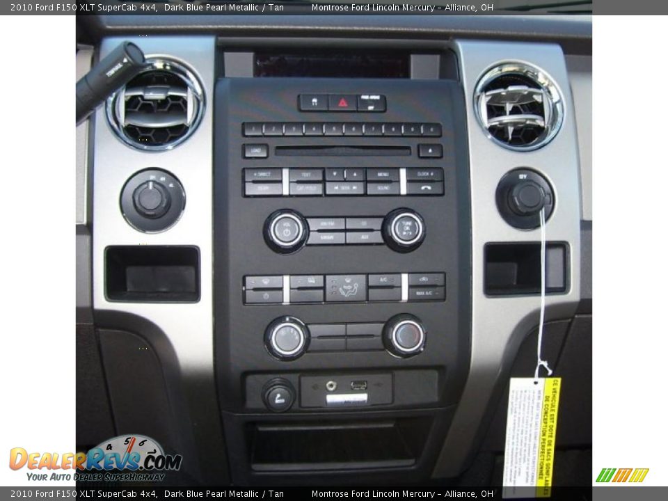 2010 Ford F150 XLT SuperCab 4x4 Dark Blue Pearl Metallic / Tan Photo #9