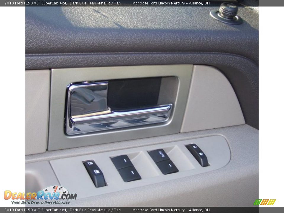 2010 Ford F150 XLT SuperCab 4x4 Dark Blue Pearl Metallic / Tan Photo #11