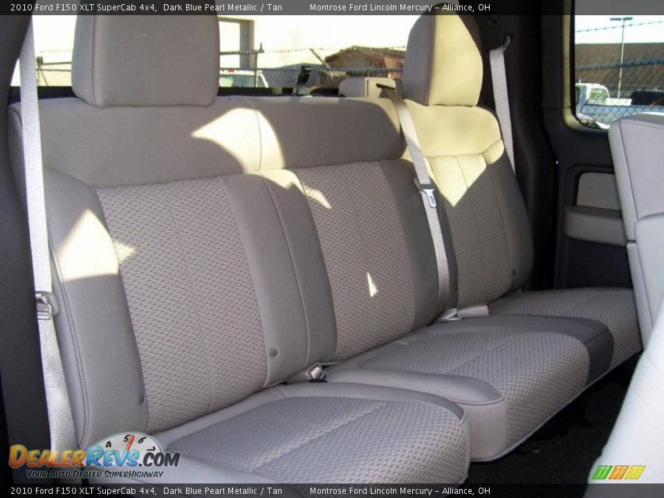 2010 Ford F150 XLT SuperCab 4x4 Dark Blue Pearl Metallic / Tan Photo #14