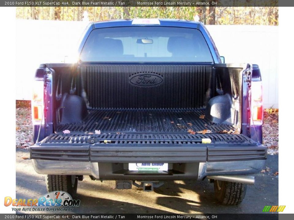 2010 Ford F150 XLT SuperCab 4x4 Dark Blue Pearl Metallic / Tan Photo #17