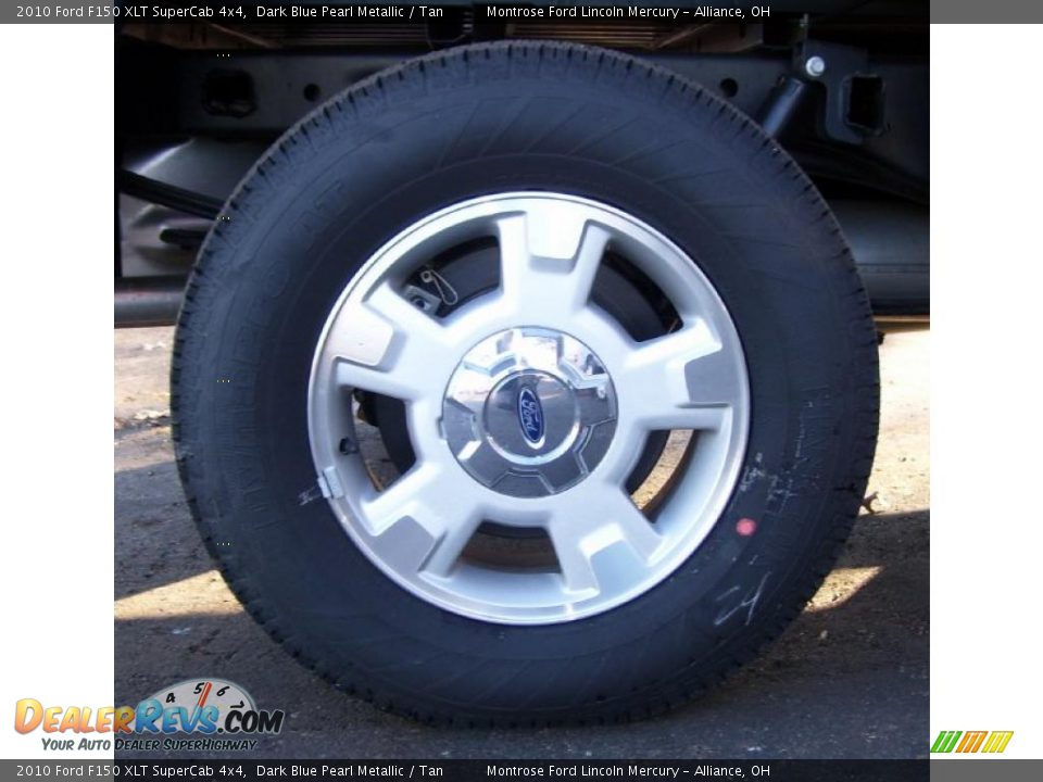 2010 Ford F150 XLT SuperCab 4x4 Dark Blue Pearl Metallic / Tan Photo #20