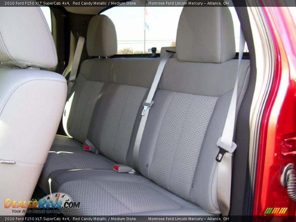 2010 Ford F150 XLT SuperCab 4x4 Red Candy Metallic / Medium Stone Photo #17