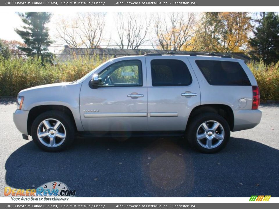 2008 Chevrolet Tahoe LTZ 4x4 Gold Mist Metallic / Ebony Photo #3