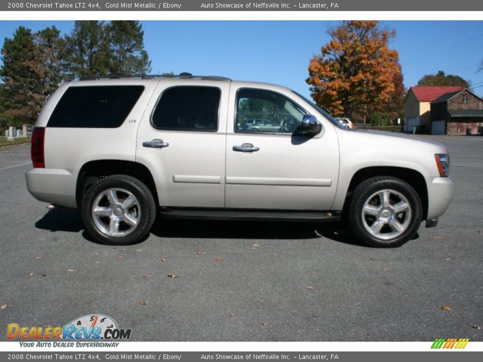 2008 Chevrolet Tahoe LTZ 4x4 Gold Mist Metallic / Ebony Photo #7