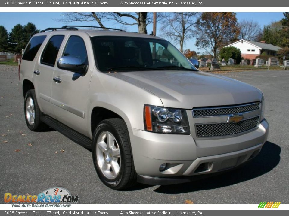 2008 Chevrolet Tahoe LTZ 4x4 Gold Mist Metallic / Ebony Photo #8