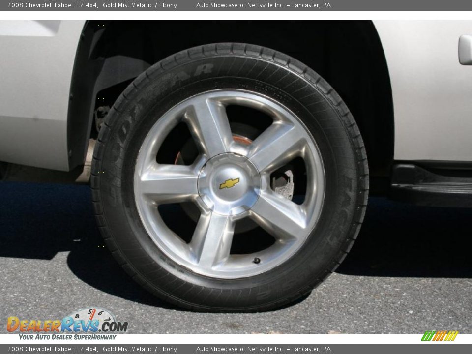 2008 Chevrolet Tahoe LTZ 4x4 Gold Mist Metallic / Ebony Photo #10