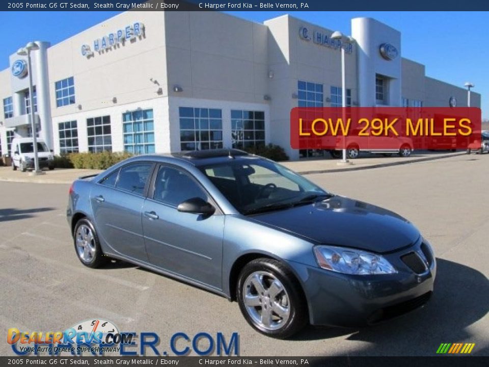 2005 Pontiac G6 GT Sedan Stealth Gray Metallic / Ebony Photo #1