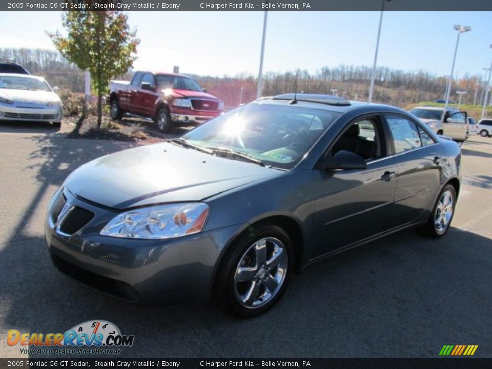 2005 Pontiac G6 GT Sedan Stealth Gray Metallic / Ebony Photo #5