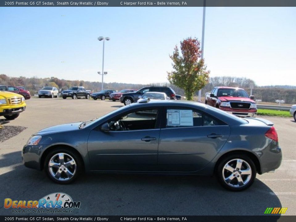 2005 Pontiac G6 GT Sedan Stealth Gray Metallic / Ebony Photo #6