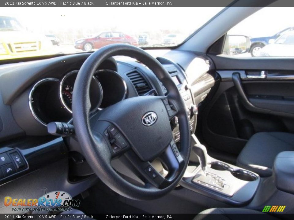 Dashboard of 2011 Kia Sorento LX V6 AWD Photo #12