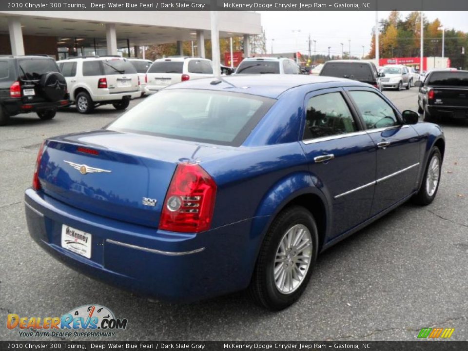 2010 Chrysler 300 Touring Deep Water Blue Pearl / Dark Slate Gray Photo #4