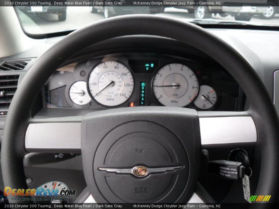 2010 Chrysler 300 Touring Deep Water Blue Pearl / Dark Slate Gray Photo #10