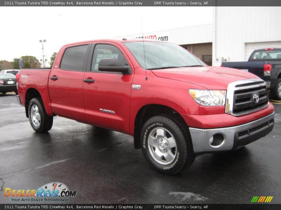 Front 3/4 View of 2011 Toyota Tundra TRD CrewMax 4x4 Photo #1