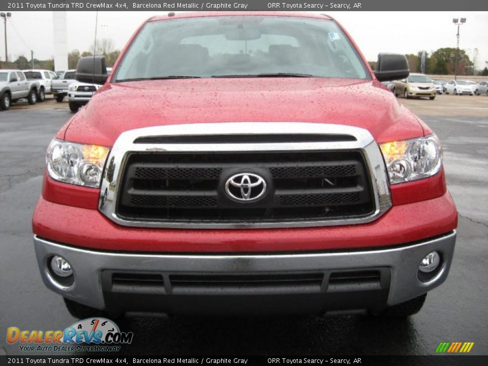 2011 Toyota Tundra TRD CrewMax 4x4 Barcelona Red Metallic / Graphite Gray Photo #2