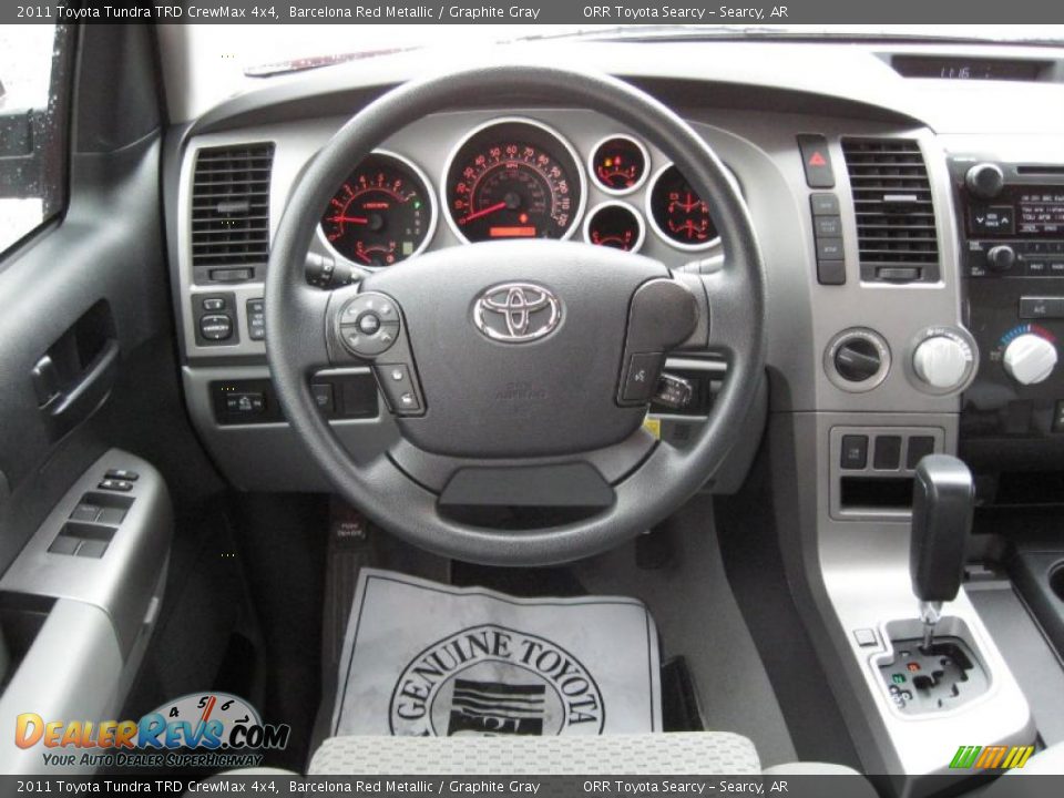 2011 Toyota Tundra TRD CrewMax 4x4 Steering Wheel Photo #7