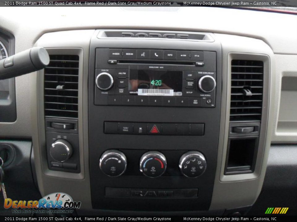 Controls of 2011 Dodge Ram 1500 ST Quad Cab 4x4 Photo #11