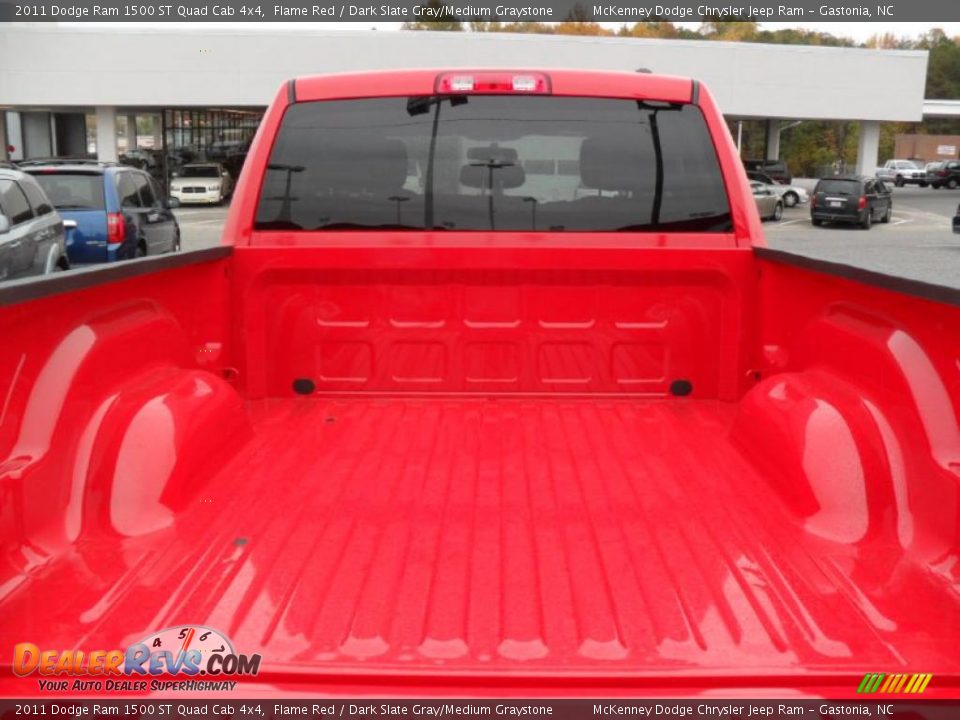 2011 Dodge Ram 1500 ST Quad Cab 4x4 Flame Red / Dark Slate Gray/Medium Graystone Photo #18