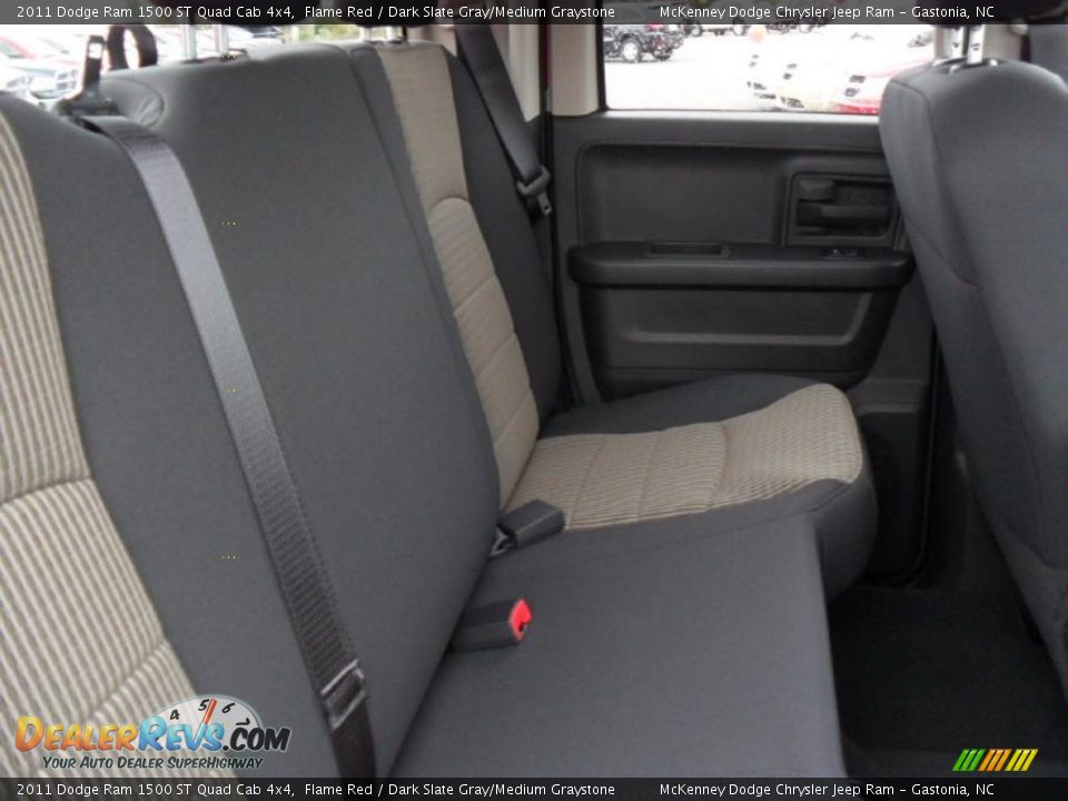 Dark Slate Gray/Medium Graystone Interior - 2011 Dodge Ram 1500 ST Quad Cab 4x4 Photo #20