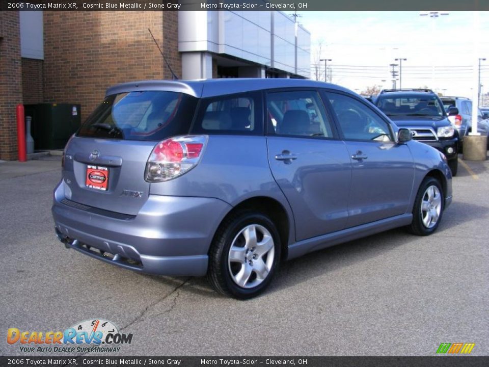 2006 Toyota Matrix XR Cosmic Blue Metallic / Stone Gray Photo #3
