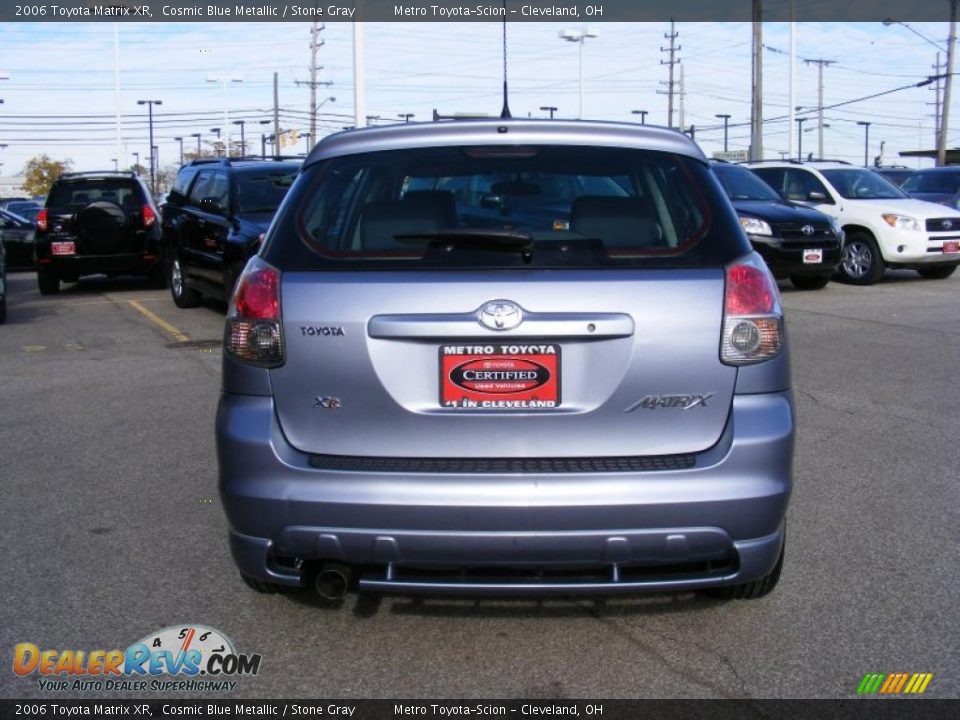 2006 Toyota Matrix XR Cosmic Blue Metallic / Stone Gray Photo #4