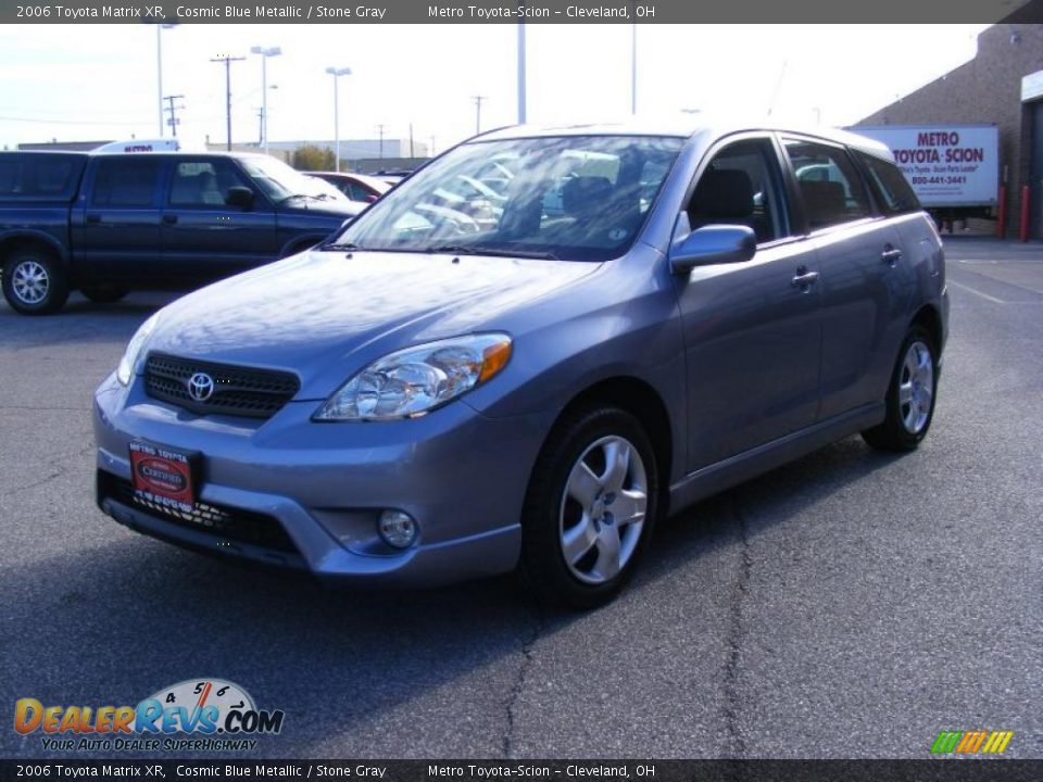 2006 Toyota Matrix XR Cosmic Blue Metallic / Stone Gray Photo #7