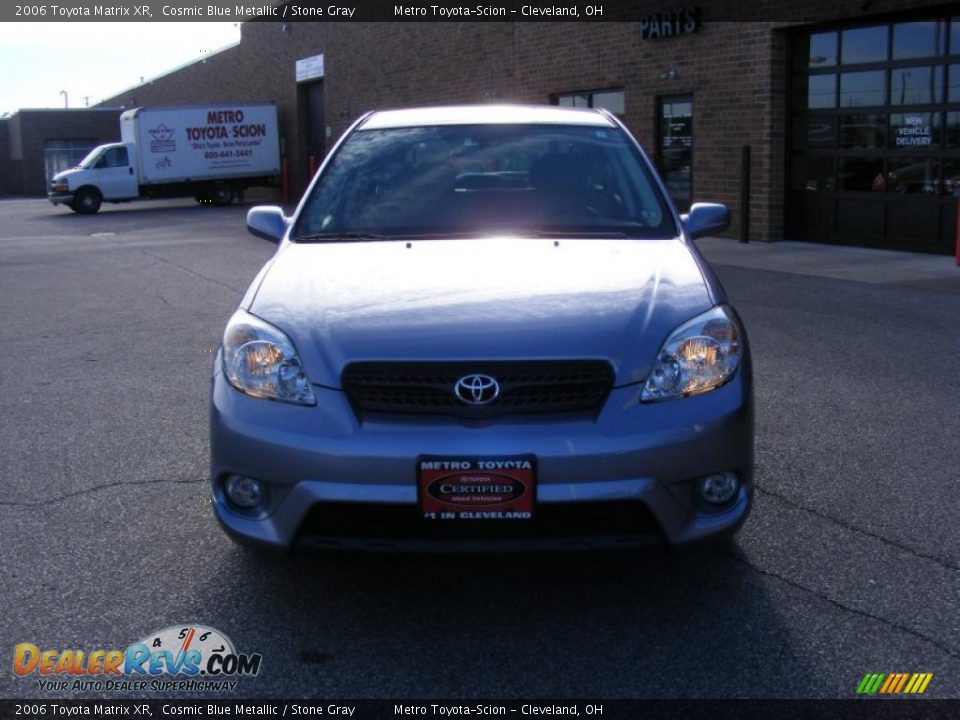 2006 Toyota Matrix XR Cosmic Blue Metallic / Stone Gray Photo #8