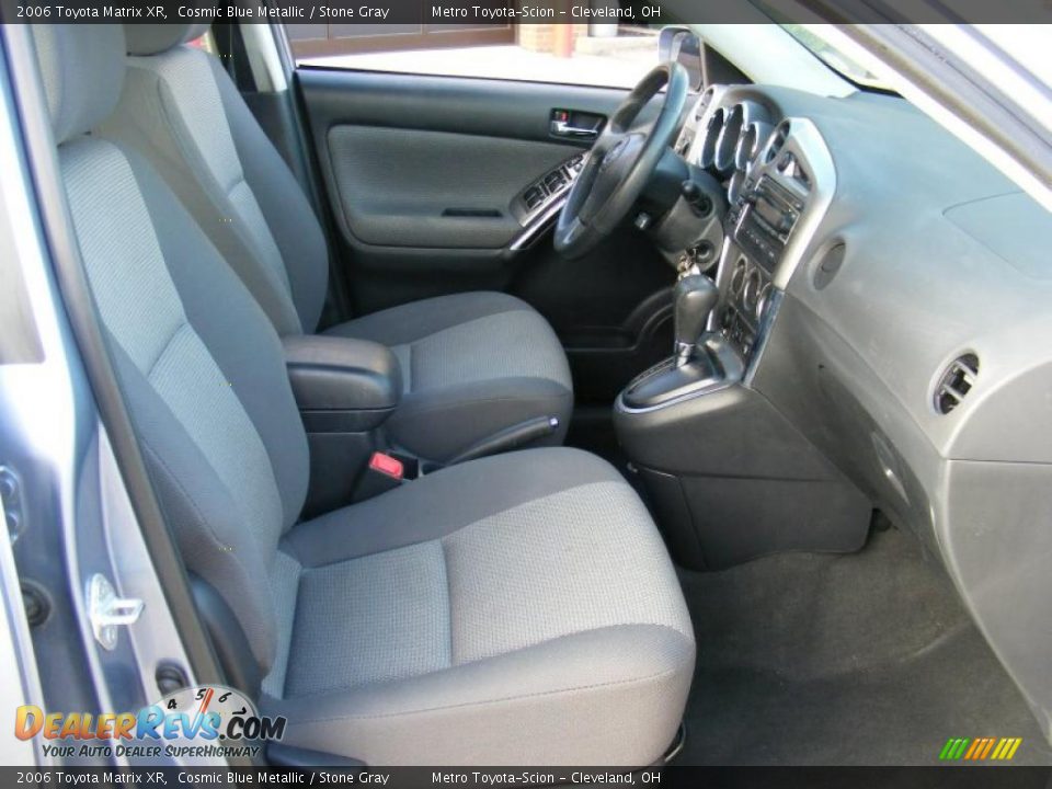 2006 Toyota Matrix XR Cosmic Blue Metallic / Stone Gray Photo #13