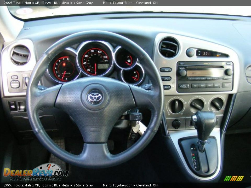 2006 Toyota Matrix XR Cosmic Blue Metallic / Stone Gray Photo #15