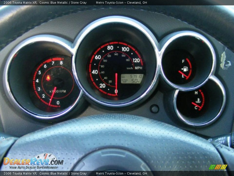 2006 Toyota Matrix XR Cosmic Blue Metallic / Stone Gray Photo #17