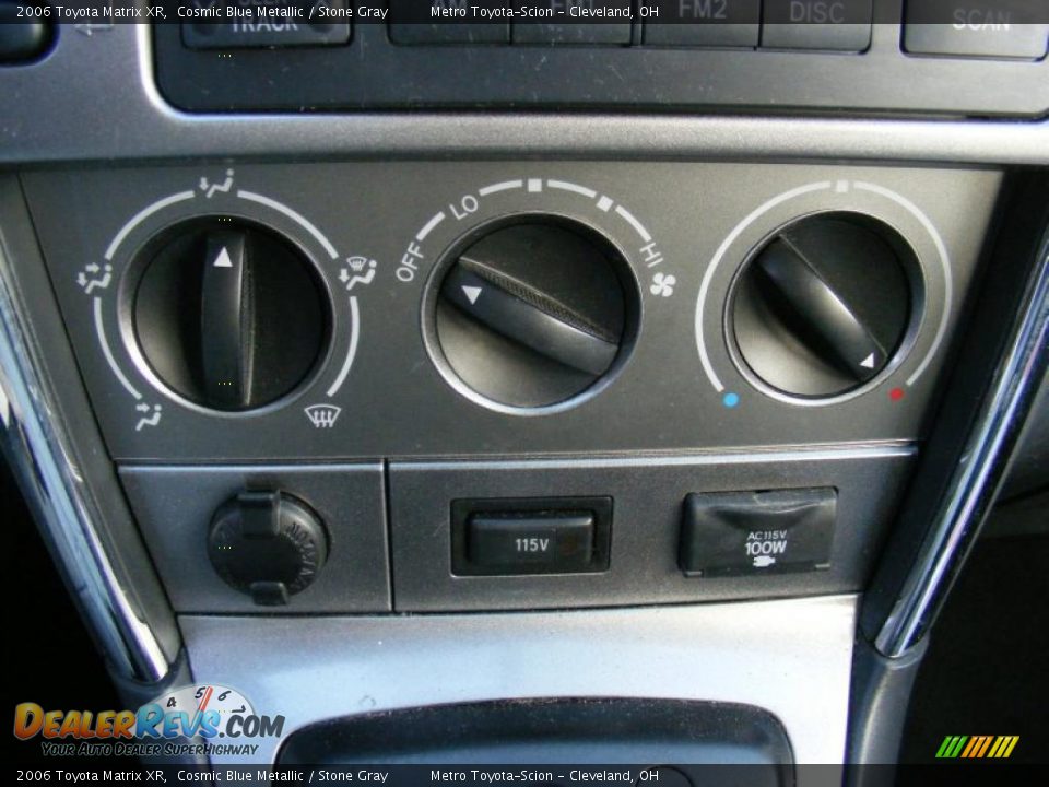 2006 Toyota Matrix XR Cosmic Blue Metallic / Stone Gray Photo #21