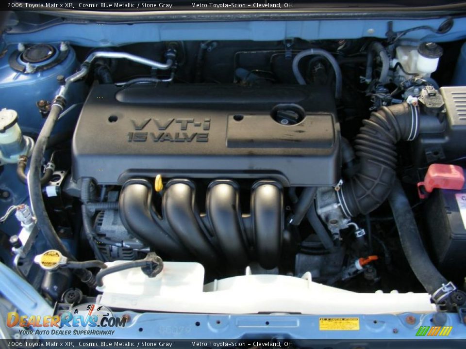 2006 Toyota Matrix XR Cosmic Blue Metallic / Stone Gray Photo #29