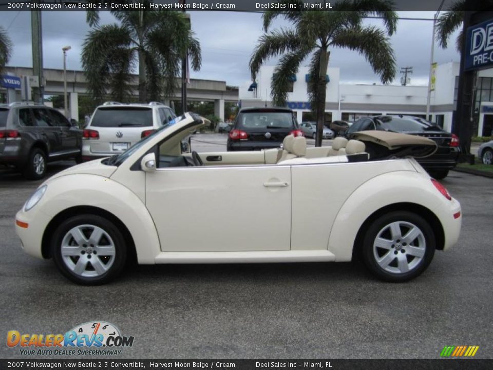 2007 Volkswagen New Beetle 2.5 Convertible Harvest Moon Beige / Cream Photo #2