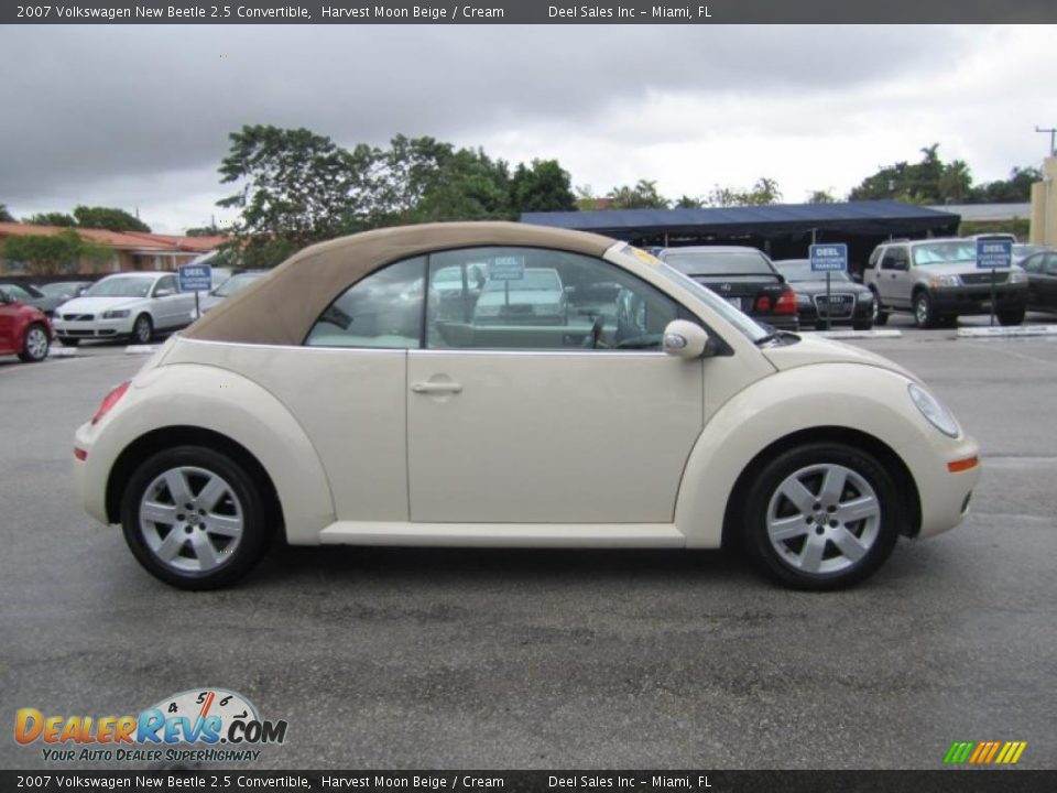 2007 Volkswagen New Beetle 2.5 Convertible Harvest Moon Beige / Cream Photo #6