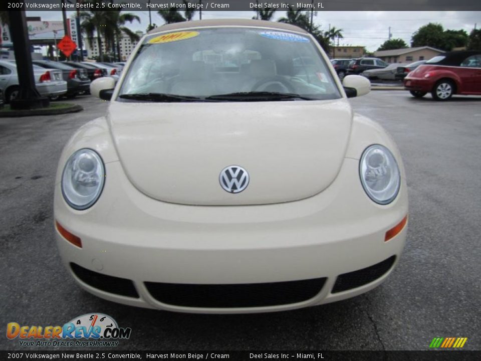 2007 Volkswagen New Beetle 2.5 Convertible Harvest Moon Beige / Cream Photo #8