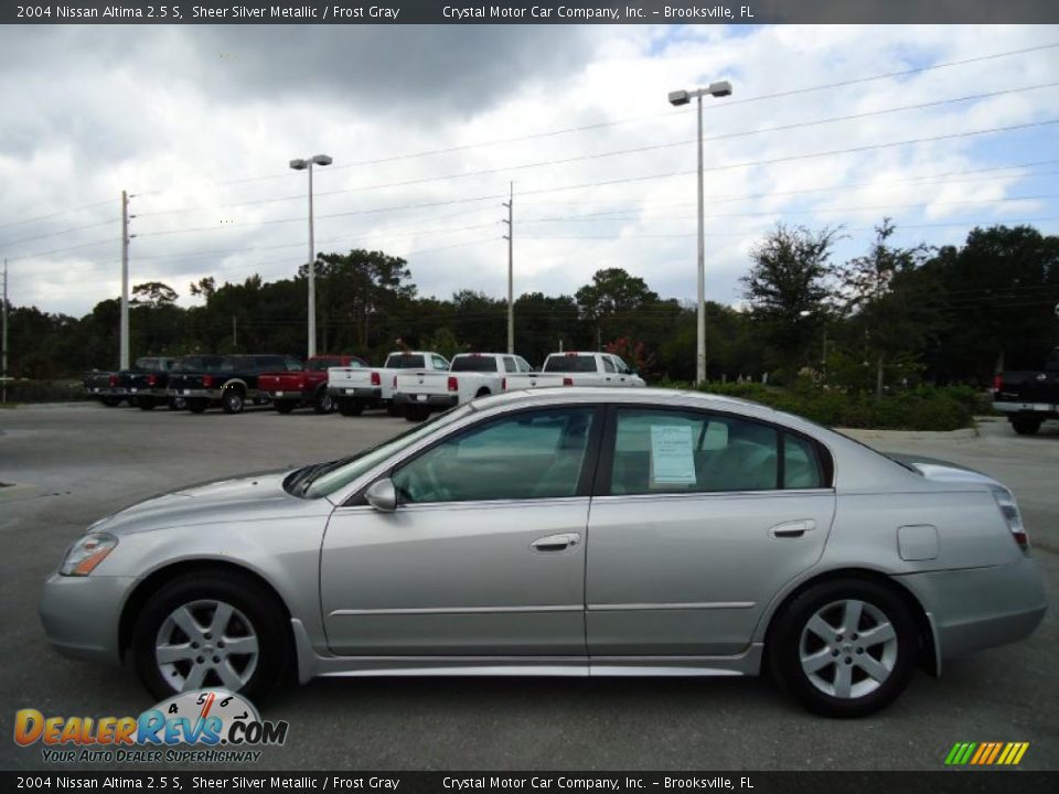 2004 Nissan Altima 2.5 S Sheer Silver Metallic / Frost Gray Photo #2