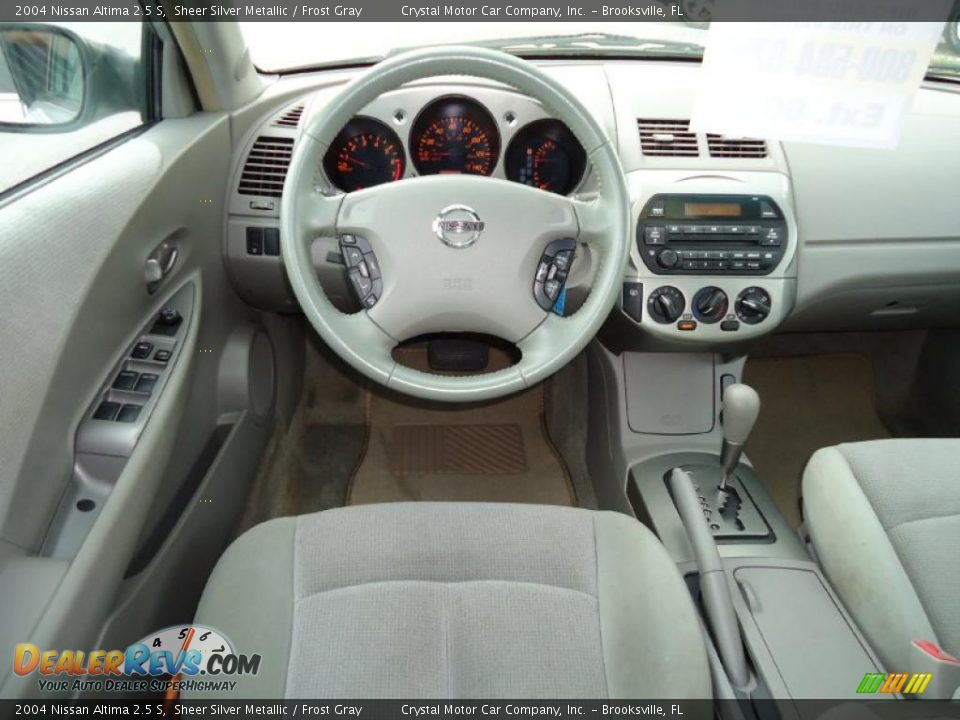 2004 Nissan Altima 2.5 S Sheer Silver Metallic / Frost Gray Photo #9