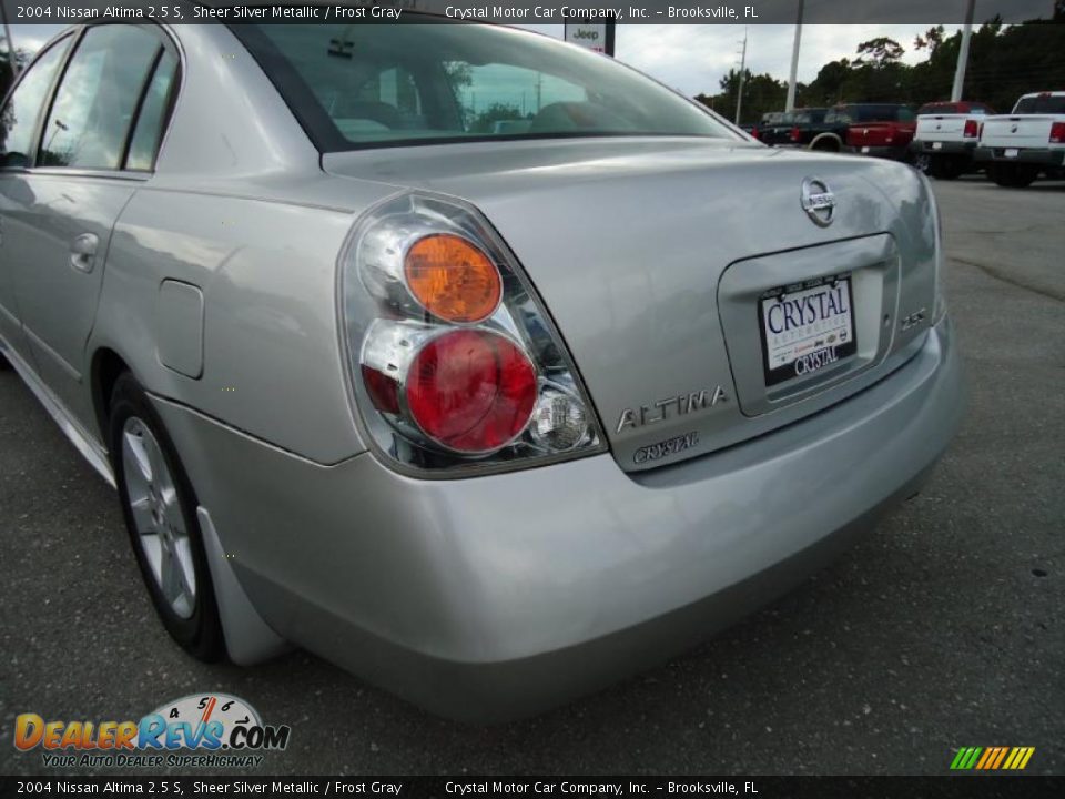 2004 Nissan Altima 2.5 S Sheer Silver Metallic / Frost Gray Photo #10