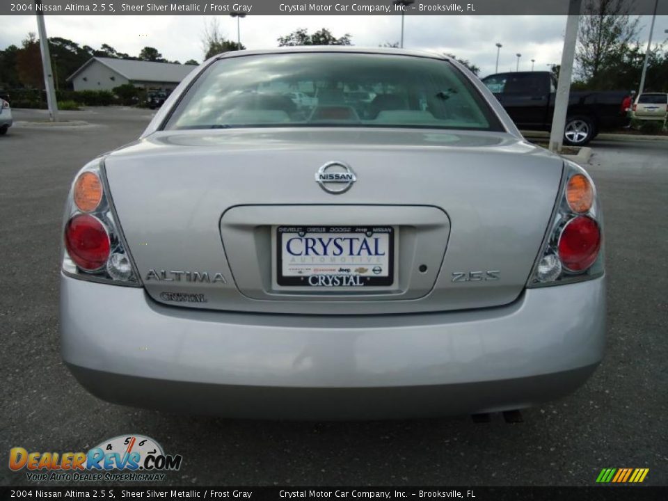 2004 Nissan Altima 2.5 S Sheer Silver Metallic / Frost Gray Photo #11