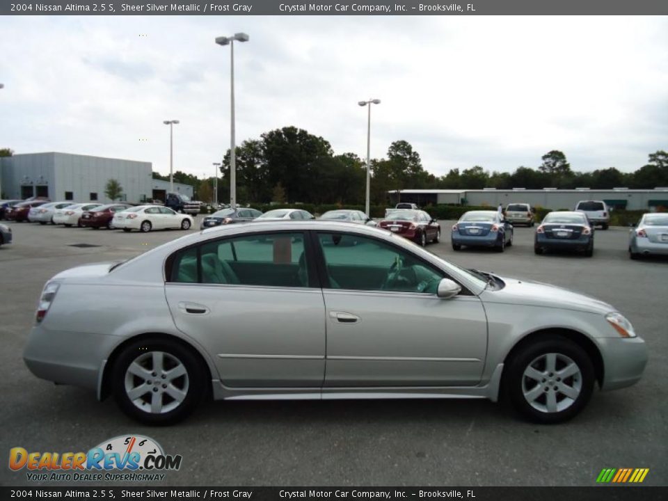 2004 Nissan Altima 2.5 S Sheer Silver Metallic / Frost Gray Photo #13